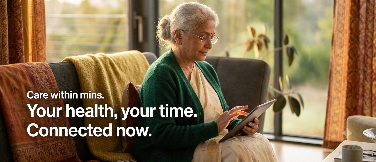 Surely Health quick medical service platform bringing medical professionals to a patient’s home in India